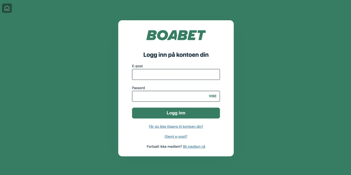 Hvordan opprette en konto og logge inn på Boa Bet